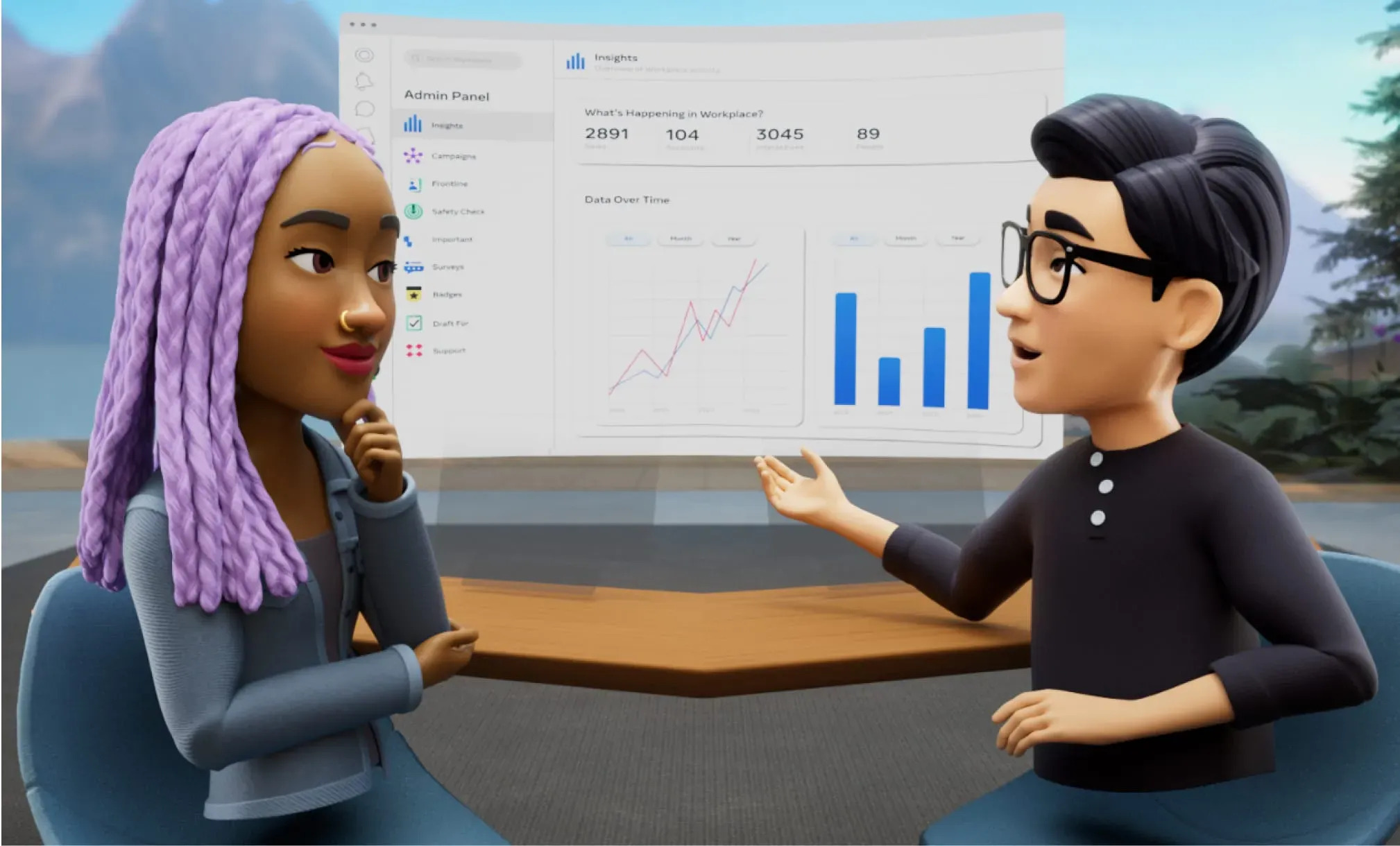 Screenshot of app Horizon Workrooms